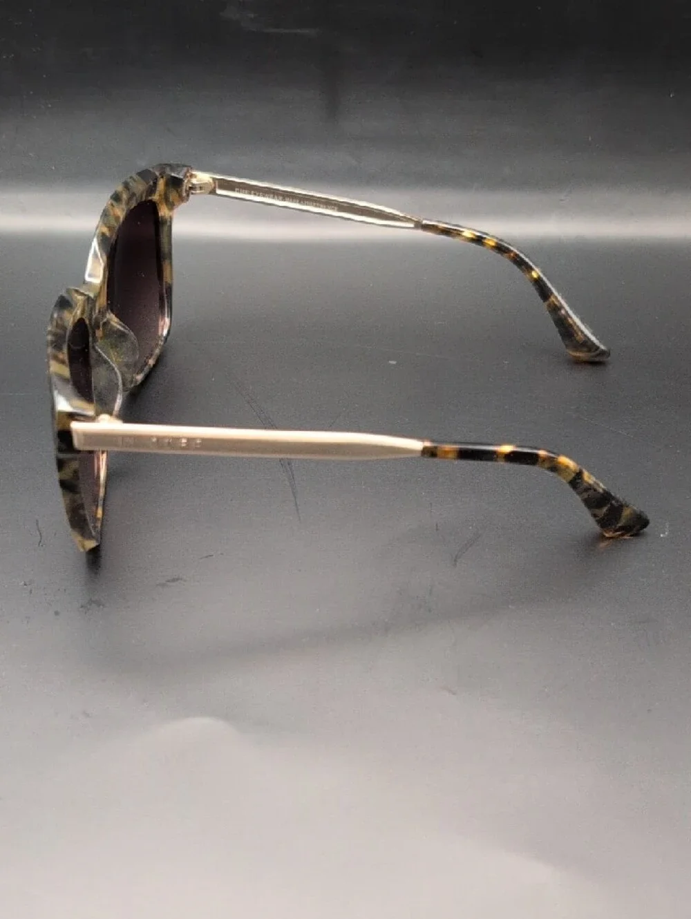 DIFF 54mm Hailey Sunglasses Tortoiseshell Square with Brown Lenses - Picture 4 of 12